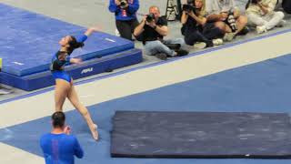 Victoria Nguyen Floor Routine vs NC State Iowa State and LIU 2024 [upl. by Dnaleel36]