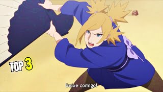 Temari vs Kugutsu Urashiki Ryogi   Top 3 Momentos Épicos da Temari em Boruto [upl. by Hueston]