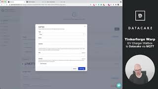 How to connect Tinkerforge Warp Charger Wallbox to Datacake using MQTT Integration [upl. by Ardnahs]