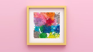 Make Melted Crayon Abstract Art [upl. by Esnohpla]