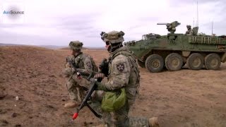 US Army Stryker Combat Vehicle Training [upl. by Odelinda760]