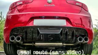 Silencieux Novitec amp diffuseur sport alfa romeo giulietta TBI QV 235 [upl. by Loralie]