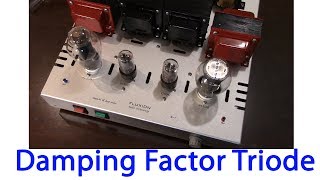 damping factor tube audio amplifier Pentode Ultra Linear Triode mode KT88 EL34 300B [upl. by Liggitt]