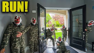 if you ever see A VICIOUS CLOWN ARMY DESTROYING STROMEDYS HOUSE RUN came back to life [upl. by Charil]