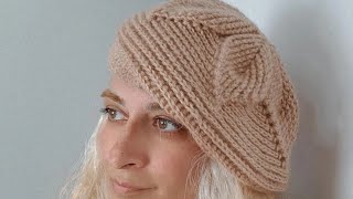 How to Crochet French Beret Hat [upl. by Aushoj325]