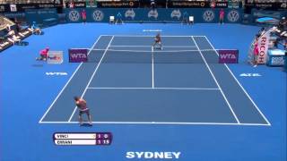 Sara Errani 2014 Apia International Sydney Hot Shot [upl. by Rutger]