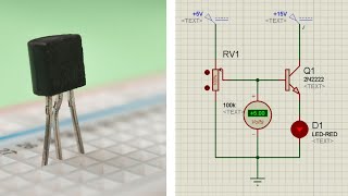 COMO FUNCIONA UN TRANSISTOR NPN SIMULACION ESTADOS 😎 [upl. by Sollows]