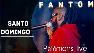 Pèfòmans Live Fantom Tapajè Nan Santo Domingo [upl. by Nahum823]