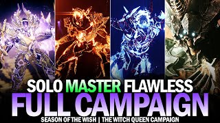 Solo Flawless Master The Witch Queen Full Campaign Destiny 2 [upl. by Genvieve]