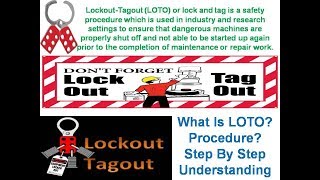 LockOut TagOut Training Lockout tagout Procedure step by setp LOTO [upl. by Westbrooke]