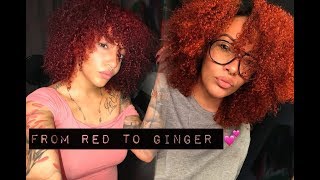 How to Red to Ginger hair  Adore Orange blaze x Adore Ginger Spice 🔥 [upl. by Semela510]