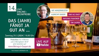 14 LIVE Online Weinprobe [upl. by Kiah]