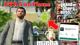 Gta 5 ANDROID download  Online free 100 real [upl. by Adlin790]