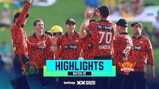 Joburg Super Kings v Sunrisers Eastern Cape  Match 25 Highlights  Betway SA20 [upl. by Volkan]