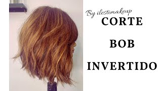 Cómo hacer un corte BOB a capas cortando en vertical [upl. by Gladi]