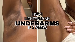 HOW I LIGHTEN MY DARK UNDERARMS  REALISTIC SHOWER ROUTINE  WINTER HYGIENE ROUTINE  SMELL GOOD [upl. by Aniretake]