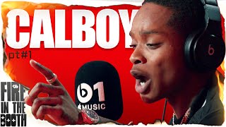 Calboy  Fire In The Booth [upl. by Nollid]