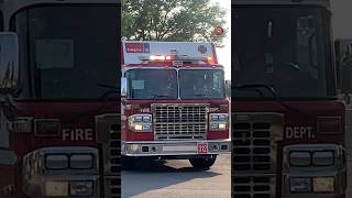 AIR HORN SHOW Calgary Fire Department Engine 12 amp 312 Responding HOT [upl. by Reel]