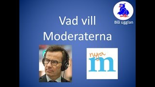 Vad vill Moderaterna M [upl. by Tu835]