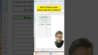 Dont Extract Values in Excel‼️Instead Use Amazing Function excel exceltips exceltutorial shorts [upl. by Notlaw]