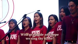 EX FIDE AD VERITATEM Holy Cross of Davao College School Song by Elsa C Corbit [upl. by Nudnarb108]