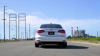 BORLA Exhaust Sound for the 20142018 MK6 Volkswagen Jetta 18 TSI [upl. by Marlowe]