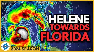 Helene arrives in Florida and Georgia today as a Category 3 hurricane Strong winds and flooding [upl. by Gristede]