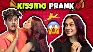 I Did Kissing Prank On Him 😱💋  Pari Achanak Se Rone Kyu Lag Gayi 😭💋 [upl. by Zertnom]