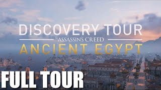 Assassins Creed Origins Discovery Mode  All Tours Walkthrough No Commentary [upl. by Leahcimal304]