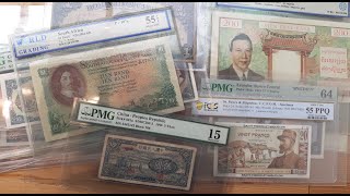 145 World Rare Banknote etc PMG – PCGS  WORLD Grading Collection – Nov 03 2024 banknote [upl. by Ciapas]