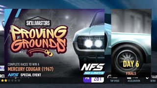 quotClassic Power Unleashed Mercury Cougar 1967  Proving Grounds Day 6  NFS No Limitsquot [upl. by Sulamith]