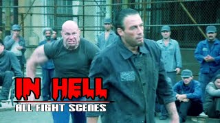 Van Damme trains himself to survive in a dangerous prison  In Hell All Fight Scenes [upl. by Ellehsar640]