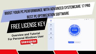 Boost Your PC Performance with Advanced SystemCare 1740242 PRO  Best PC Optimization Software [upl. by Adlez]