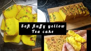 without oven desi bakery style tea cake  yellow tea cake  mostttttt fluffy tea cake [upl. by Tnecnev994]