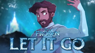 Let It Go Broadway Frozen Karaoke Lyric Video [upl. by Annoynek183]