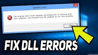 Fix Kernelbasedll is missing or not found error [upl. by Standing683]