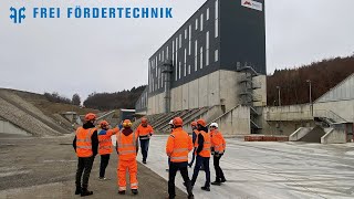 Frei Fördertechnik  Besuch beim Kieswerk Messerli AG Oberwangen [upl. by Mannes]