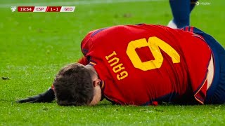 Gavi INJURY vs Georgia 💔19112023 HD 1080i [upl. by Baudoin234]