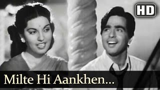 Milte Hi Aankhen HD  Babul Songs  Dilip Kumar  Nargis  Talat Mahmood  Filmigaane [upl. by Evilc]