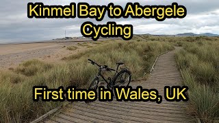 Day 4  Kinmel Bay to Abergele on cycle  Llandudno Wales UK [upl. by Anora]