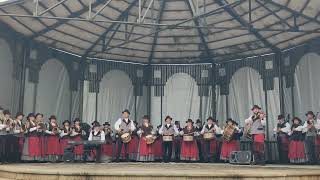 Banda de Gaitas e danza Son da Pedra Pontevedra festas de Moscoso [upl. by Legra]