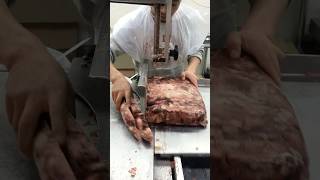 Frozen Australia Buffalo Trimming Meat Skills Cuttingshorts [upl. by Enitselec]