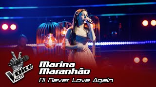 Marina Maranhão  quotIll Never Love Againquot  Semifinal  The Voice Kids [upl. by Ayk917]