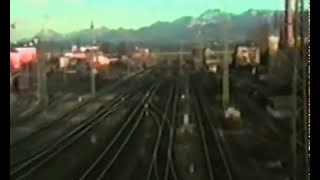 Bahnhof Rosenheim im Dezember 19882 Züge nach Holzkirchen und Wasserburg [upl. by Asseret]