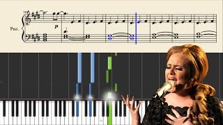 Adele  All I Ask  EASY Piano Tutorial  SHEETS [upl. by Tipton]