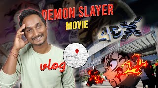 demon slayer hashira training movie  first vlog  4dx experience [upl. by Ruder]