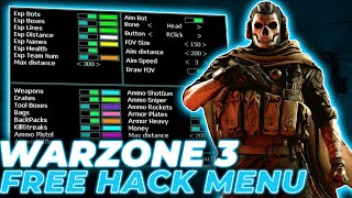 COD Warzone 3 Hack 2024  COD Warzone 3 Hacks Menu  Warzone 3 Hack Download [upl. by Naillil931]