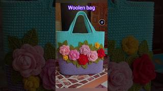 woolen bag Crochet new woolen hand bags designcrochet handbag patternscrochet bags tutorials 👜 [upl. by Veneaux]