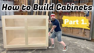 Build Cabinets The Easy Way  How to Build Cabinets [upl. by Porush]