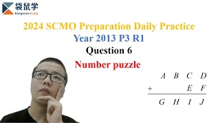 2024 SCMO Preparation Daily Practice  Day 4 Number puzzle [upl. by Ahseenal121]